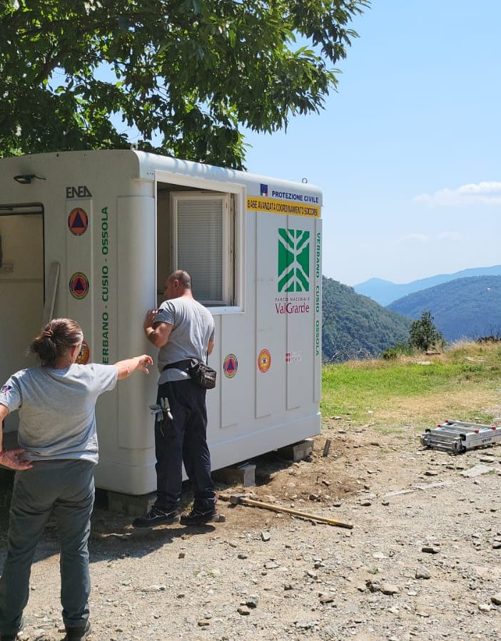 Soccorso, una base avanzata per le attività in Val Grande VIDEO