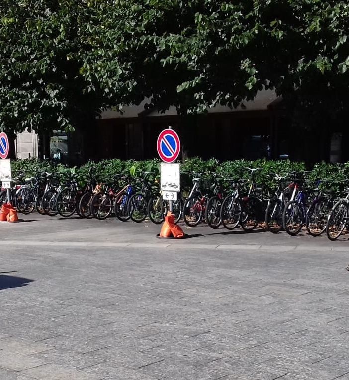 Domo, spostato il parcheggio delle biciclette di piazza Matteotti