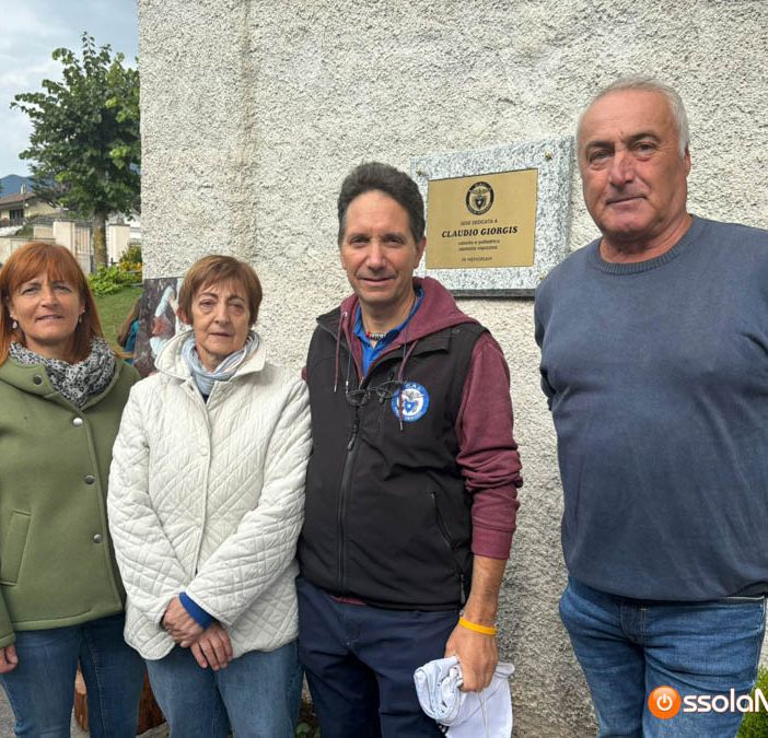 Il Cai dedica la sede di Prestinone a Claudio Giorgis FOTO