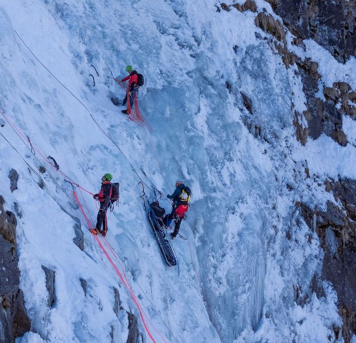 I tecnici del soccorso alpino piemontese in Ossola per il corso di mantenimento FOTO E VIDEO