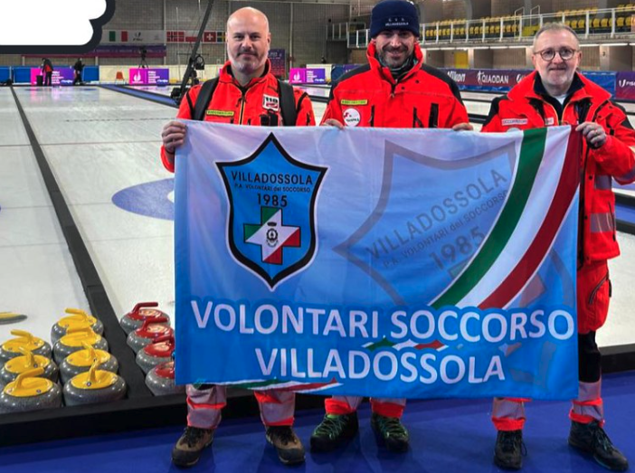 Anche il corpo volontari del soccorso di Villadossola impegnato alle Universiadi di Torino