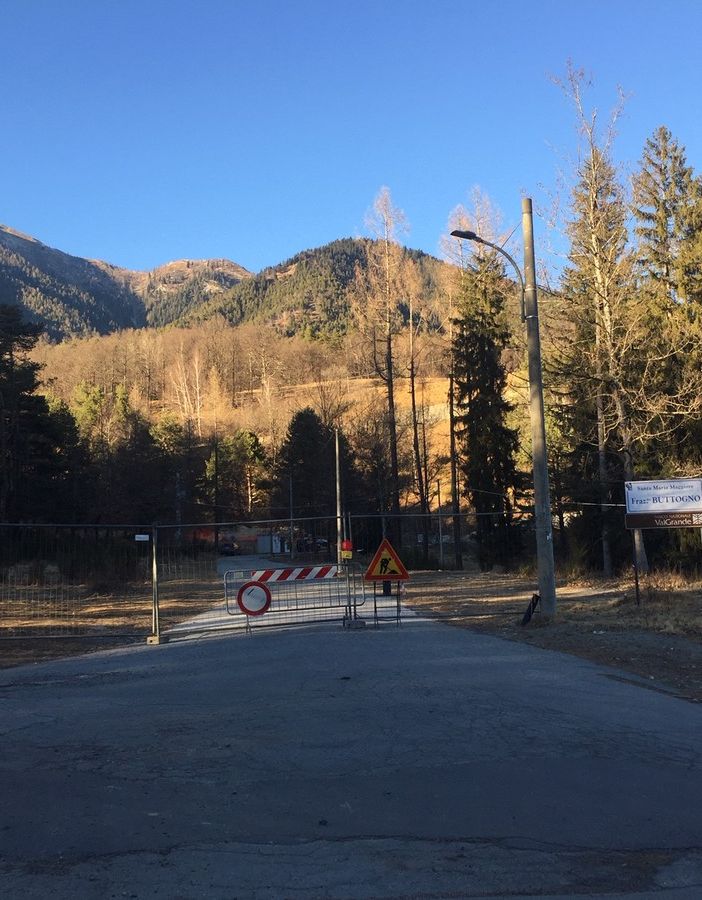 Buttogno “perde” per un mese una delle sue strade