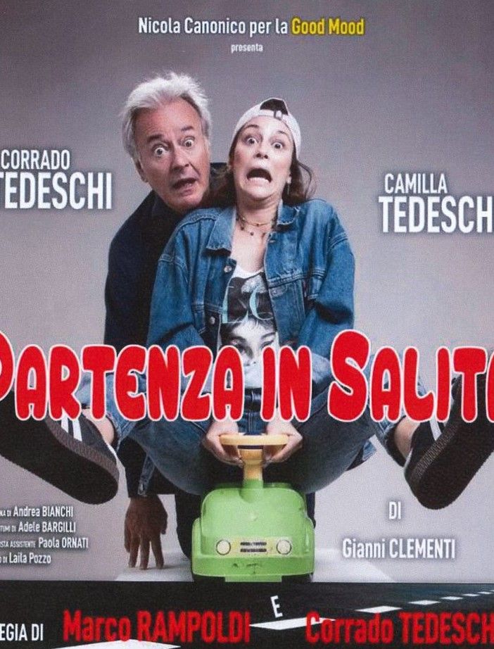Al Teatro la Fabbrica Arrivano Corrado e Camilla Tedeschi con ‘Partenza in salita’