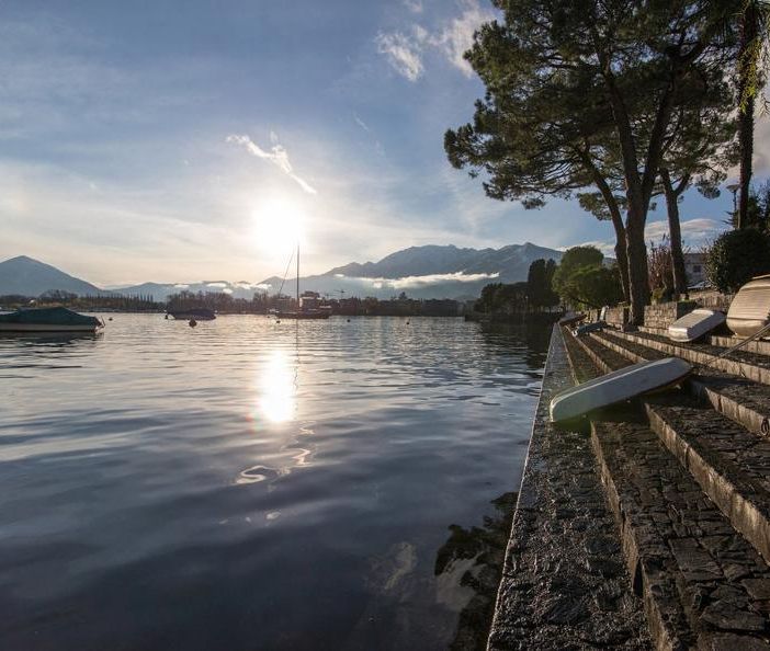Ticino, escursione invernale lungo il lago da Tenero ad Ascona