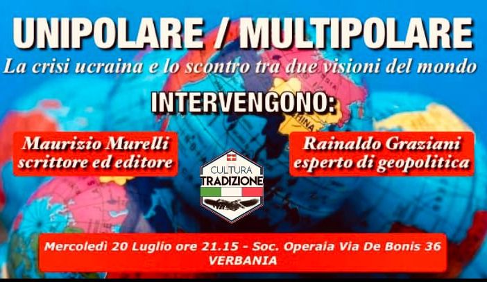 A Verbania un incontro su Ucraina, geopolitica e la nuova visione del mondo