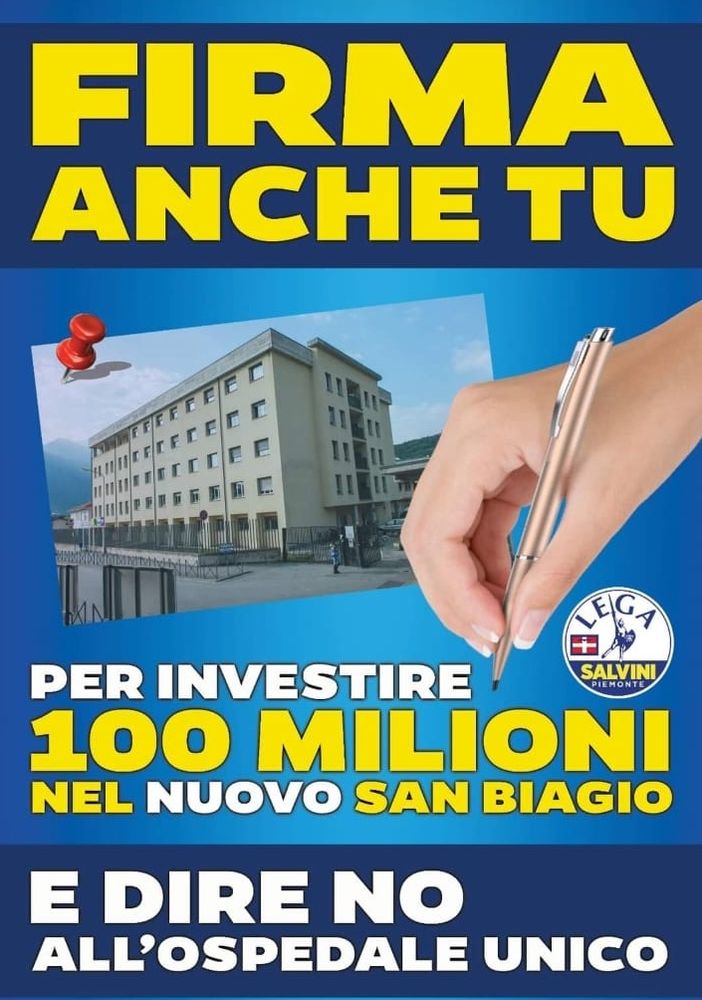 La Lega Vco: ''Firmate per il nuovo San Biagio''
