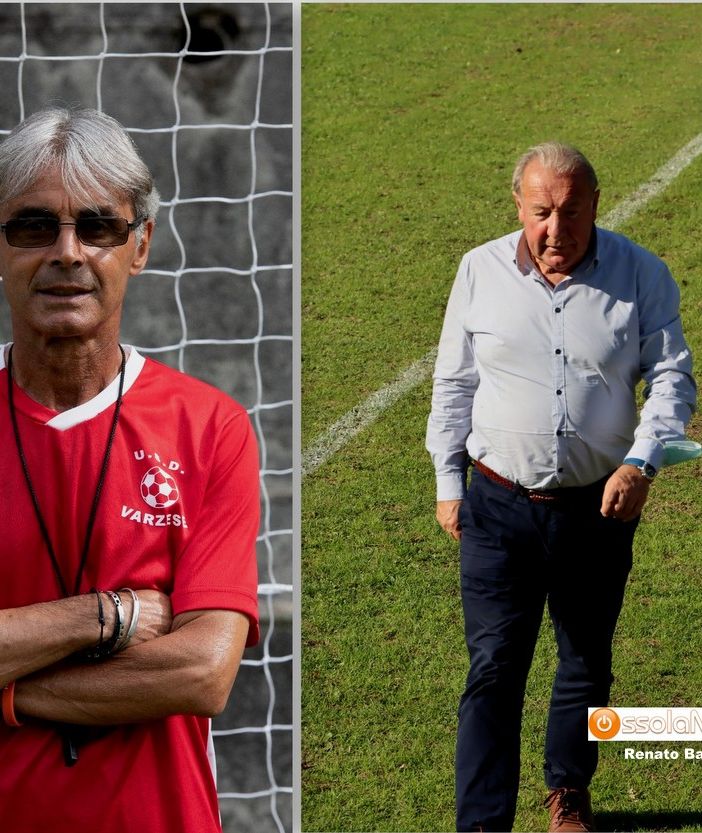 L'allenatore Gianni Lipari e il presidnete Livio Spertino