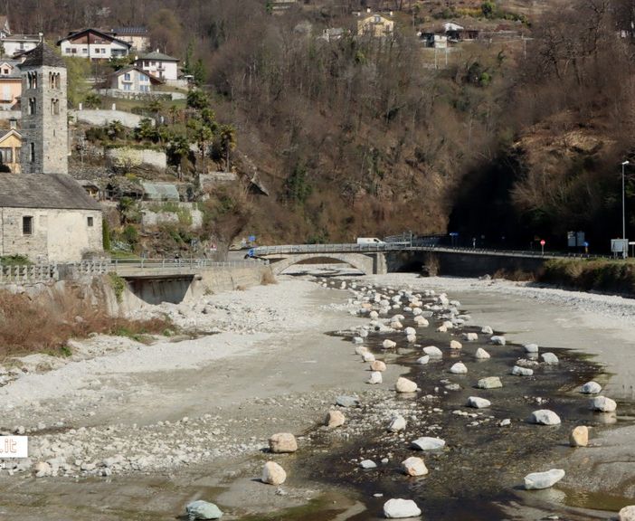 Poco beneficio ai corsi d'acqua dalla piogga di mercoledì
