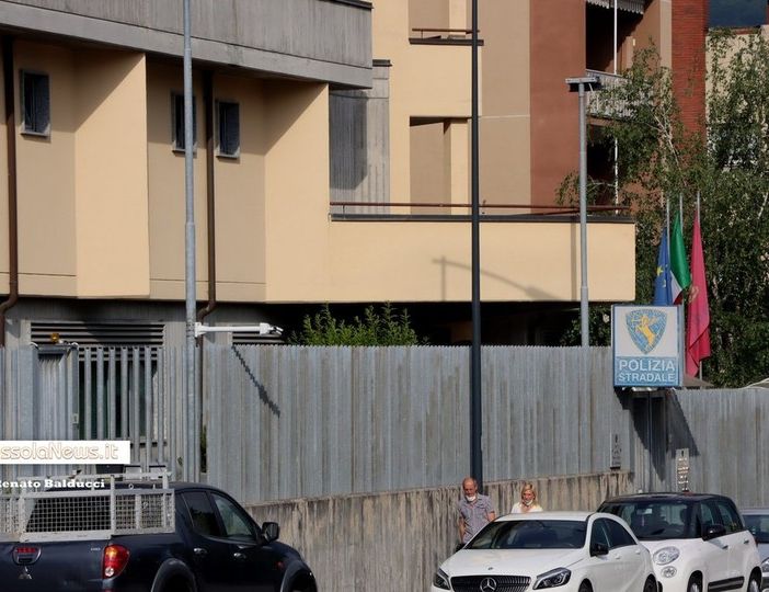La sede della Polizia di Domodossola che il ministero dell'Interno ha deciso di chiudere