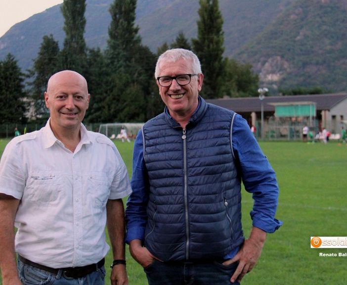 Il presidente Maurizio Perna con il dirigente Mauro Pirazzi