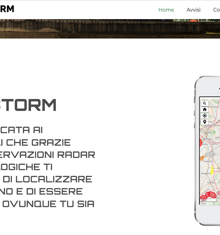 Livestorm, la app che avvisa quando sta per arrivare un temporale