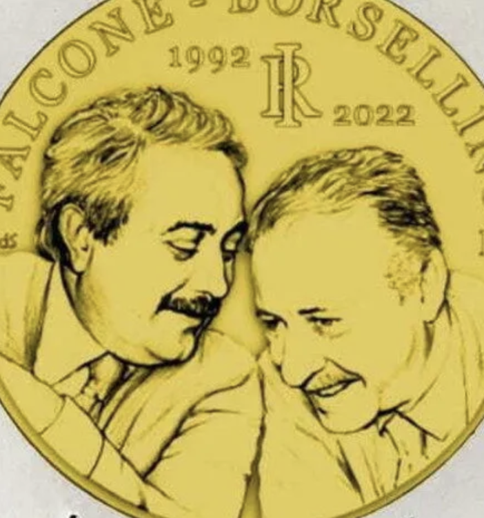 Una moneta commemorativa dedicata a Falcone e Borsellino