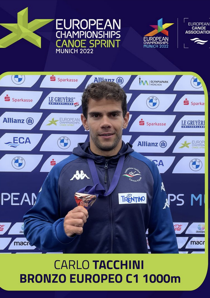 Carlo Tacchini conquista una medaglia di bronzo ai Campionati Europei di Monaco di Baviera