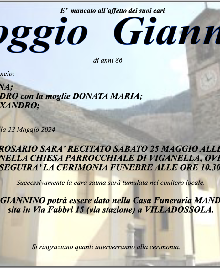 Broggio Giannino di anni 86