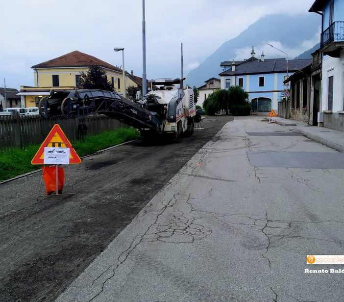 Villadossola, al via l'asfaltatura di alcune strade comunali