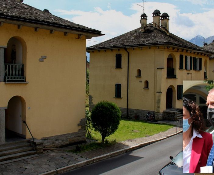 Il Villaggio operaio di Villadossola e nel riquadro il presidente Atc, Marco Marchioni
