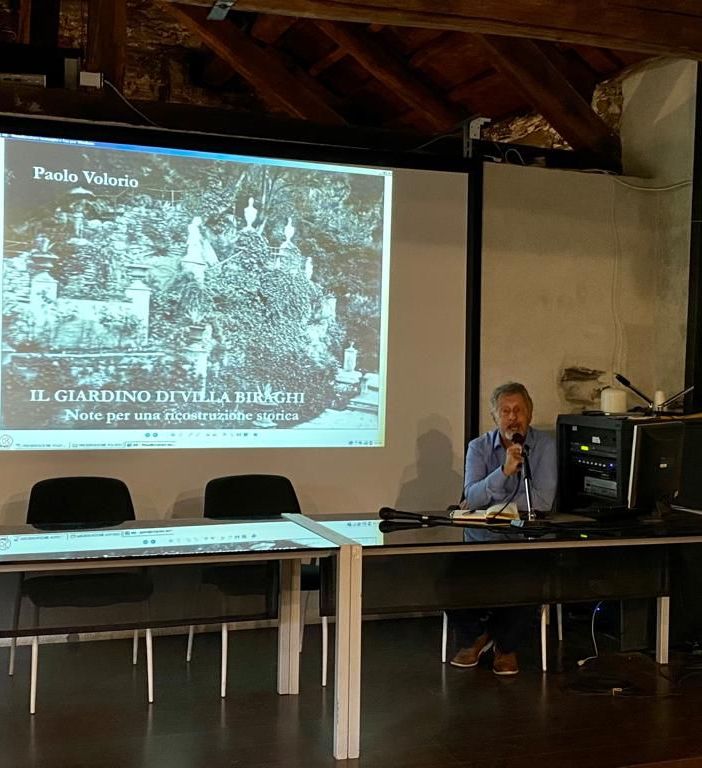 Vogogna, presentato l'intervento di restauro del giardino verticale di Villa Biraghi