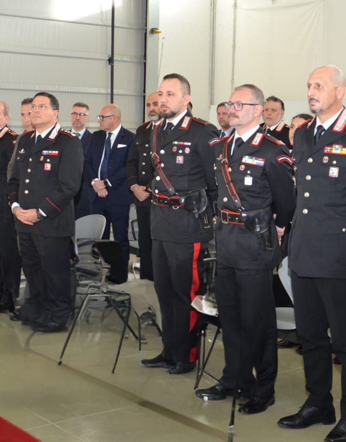 Visita del generale Andrea Paterna al comando provinciale