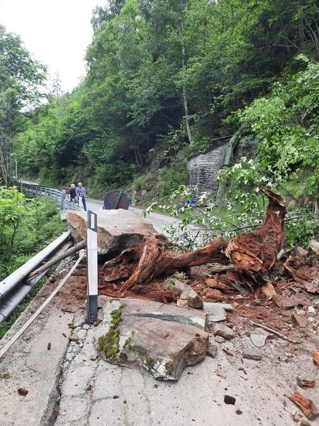 Frana di Gebbo, saranno posate mercoledì le reti paramassi