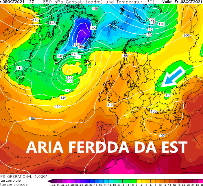 Temperature sotto la media fino a metà mese