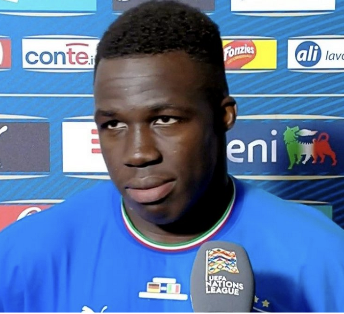 Prima rete azzurra per Willy Gnonto