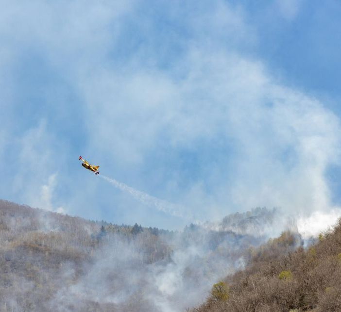 Incendi boschivi, la Regione revoca lo stato di massima pericolosità
