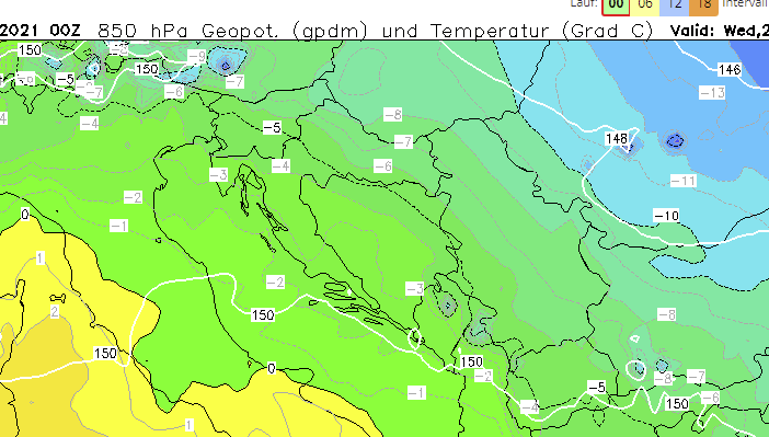 Freddo in arrivo e poi neve sulle Alpi