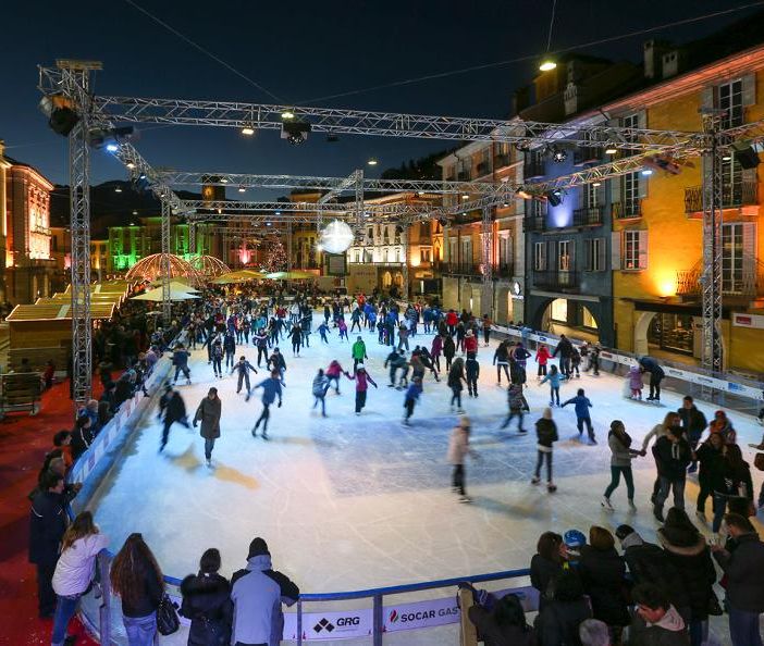 Con 'Locarno on Ice' Piazza Grande si trasforma in un luogo fiabesco