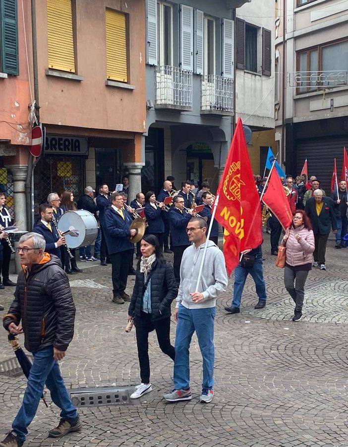 Ad Omegna la cerimonia ufficiale del primo Maggio FOTO
