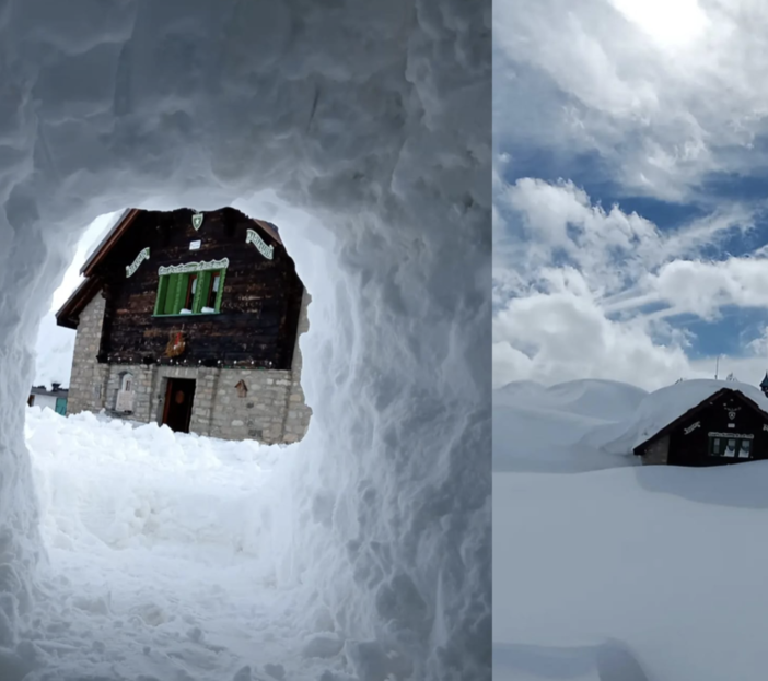 Silenzio, parla la neve al &quot;Maria Luisa&quot;  FOTO