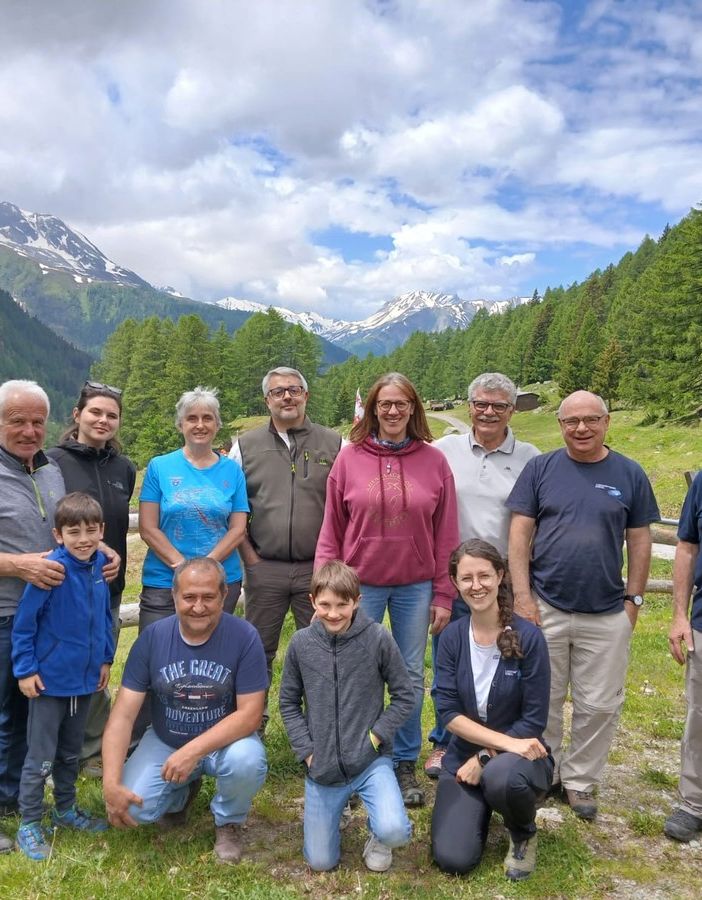Una delegazione di RurAct in visita al caseificio di Brunnebiel