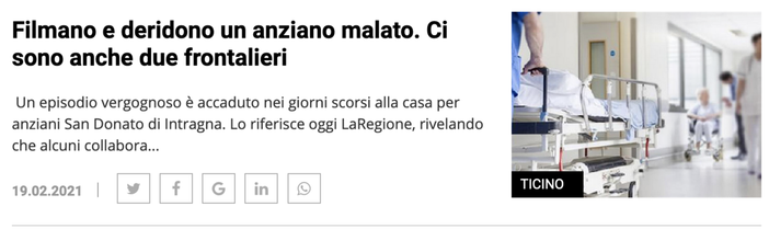 Frontalieri presi di mira dalla Lega dei Ticinesi per un video su una chat che deride un malato di Alzheimer