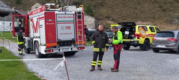 Sospese le operazioni di ricerca in Valle Formazza a causa del buio Sospese le operazioni di ricerca in Valle Formazza a causa del buio