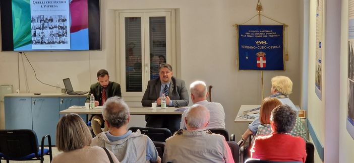 &quot;Quelli che fecero l'impresa&quot;: presentato a Mergozzo il nuovo libro sugli eroi del Risorgimento