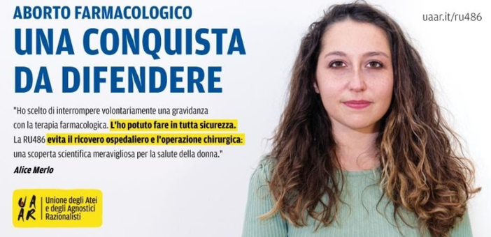 “Aborto farmacologico. Una conquista da difendere”. Anche in Piemonte la campagna dell’Uaar “Aborto farmacologico. Una conquista da difendere”. Anche in Piemonte la campagna dell’Uaar