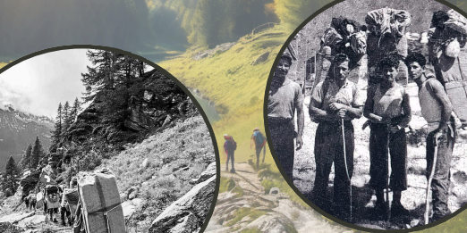 Giovani e anziani insieme per raccontare il sentiero dei Fratelli Bevilacqua da Masera ad Arvogno Giovani e anziani insieme per raccontare il sentiero dei Fratelli Bevilacqua da Masera ad Arvogno