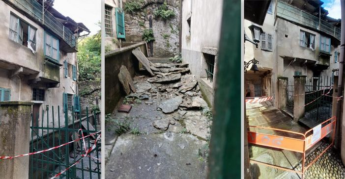 Circolazione vietata in via Sopra le mura a Vogogna