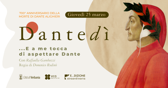 Oggi è il DanteDì, l'Italia celebra il Sommo Poeta Oggi è il DanteDì, l'Italia celebra il Sommo Poeta