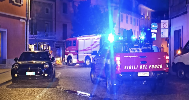 Fuga di gas in centro a Domo, intervento dei Vigili del fuoco