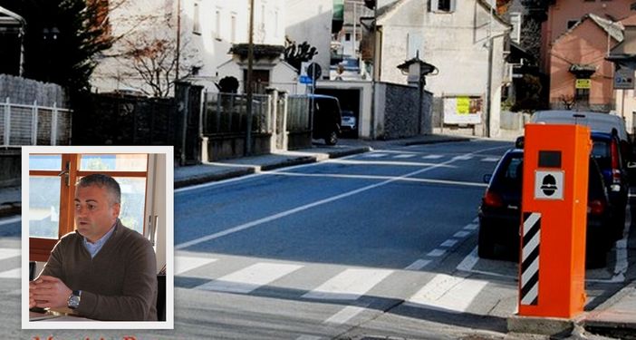 Foto: uno  degli autovelox in funzione a Druogno e nel riquadro il sindaco Marco Zanoletti