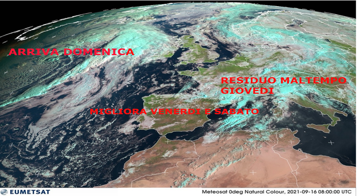 Sabato soleggiato, domenica pomeriggio previsto forte maltempo Sabato soleggiato, domenica pomeriggio previsto forte maltempo