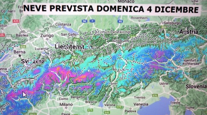 Attesa neve sulle Alpi nel fine settimana Attesa neve sulle Alpi nel fine settimana