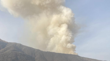 Incendio San Bernardino, Spadone: “Grazie a vigili del fuoco e volontari per lo straordinario lavoro”