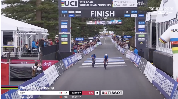 Mondiali di ciclismo, Ganna e Longo Borghini d'argento nella staffetta mista
