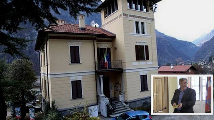 La sede del parco Antrona-Veglia-Devero e nel riquadro Pierleonardo Zaccheo