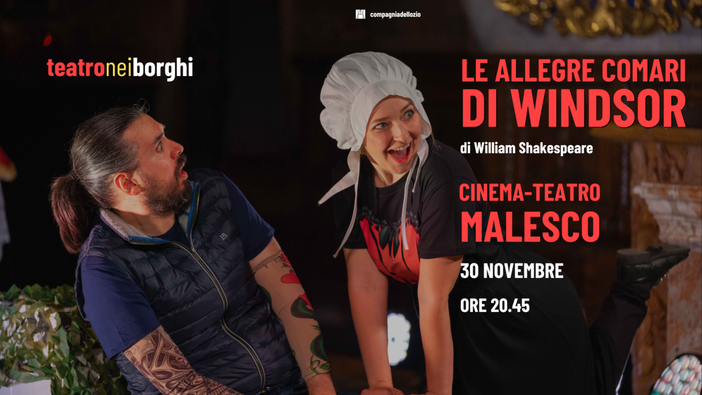 Shakespeare arriva a Malesco: "Le allegre comari di Windsor" nel progetto Teatro nei Borghi Shakespeare arriva a Malesco: "Le allegre comari di Windsor" nel progetto Teatro nei Borghi