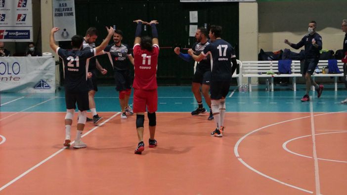 Pallavolo, Serie D maschile: l'Immobiliare VCO Domo vince lo scontro diretto ad Acqui Pallavolo, Serie D maschile: l'Immobiliare VCO Domo vince lo scontro diretto ad Acqui