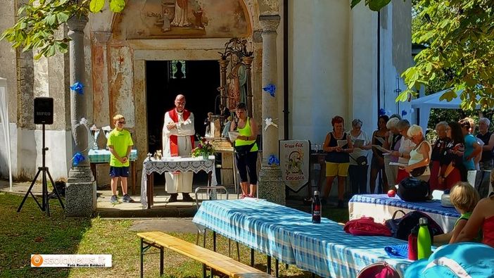 Tanta gente per la festa di San Lorenzo a Trontano