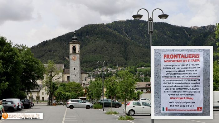 Volantini in Valle Vigezzo: ‘’Frontaliere, non votare chi ti tassa!'’