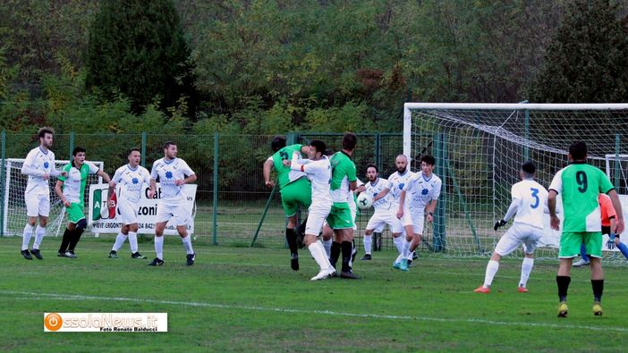 Una foto della partita di andata tra Fomarco e Virtus Villa